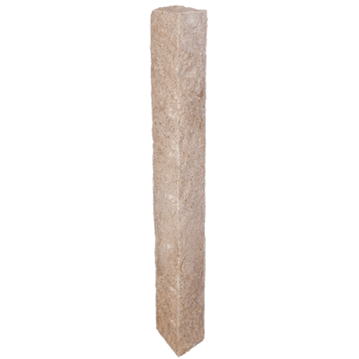 Granite Lantern Post – Golden Wheat (4 Rock Sides)