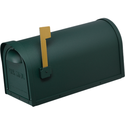 Cast Aluminum Mailbox – Green