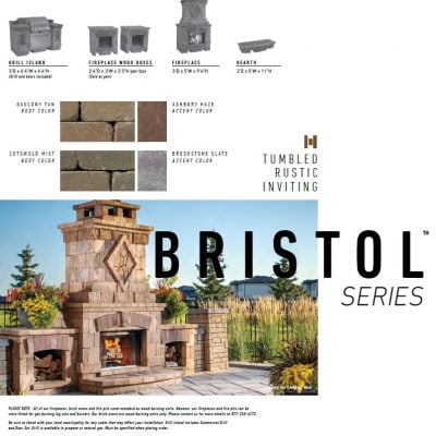 Belgard Bristol series Wood Fireplace