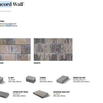 Unilock Concord Wall XL
