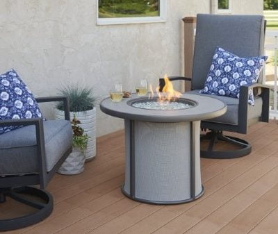 Stonefire Grey Fire Table