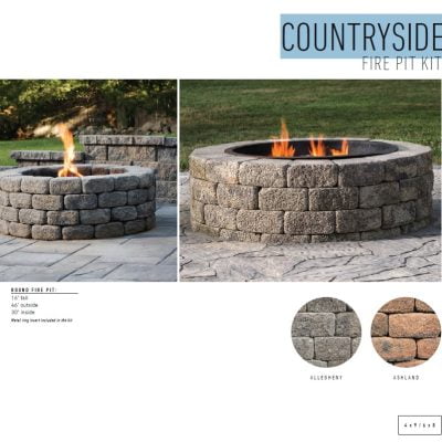 Belgard Country Side Round Fire Pit